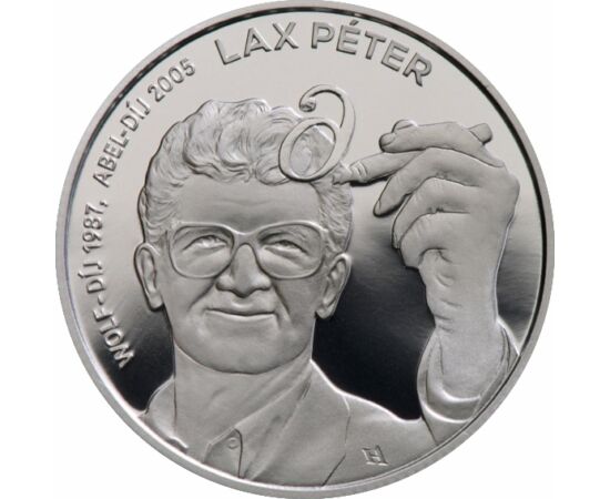 Lax Péter, Wolf díjas matematikus, 7500 Ft, ezüst, Magyarország, 2022