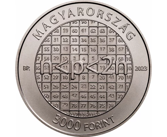 Erdős Pál, 3000 Ft, CuNi, 12,5 g, 30 mm, verdefényes, Magyarország, 2023