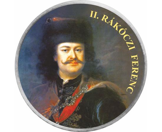 50 euró cent, II. Rákóczi Ferenc, ezüstözött emlékérme, 2009-2021, EU