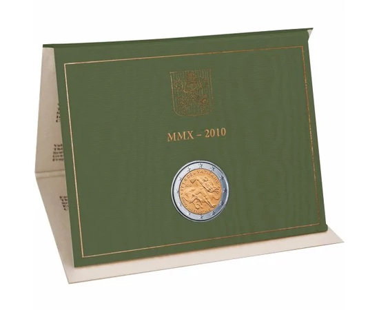 Papok éve - 2010, XVI. Benedek pápa, 2 euró díszcsomagolt, Vatikán, 2010