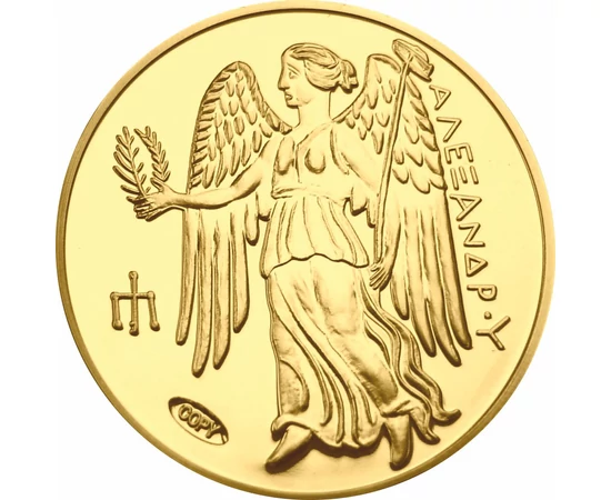 Nagy Sándor, a hódító arany stater érme, Makedón Birodalom, i.e. 336-323, utánveret