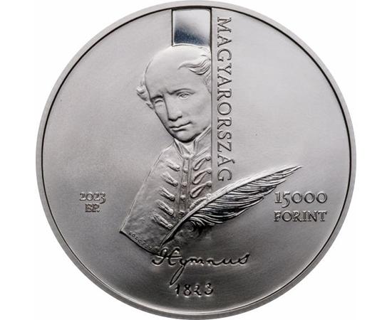 Himnusz 200. évforduló, 15000 Ft, ezüst, Magyarország, 2023