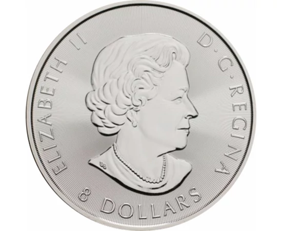 Juharlevél, 1,5 unciás színezüst érmén, 8 dollár, Kanada, 2016
