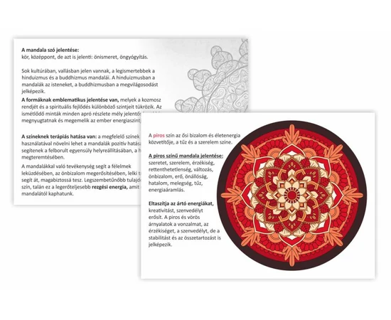 Mandala bemutató kártya