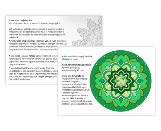 Mandala bemutató kártya