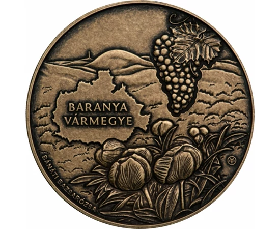 Pécs - Baranya Vármegye, 3000 forint, színesfém, Magyarország, 2024
