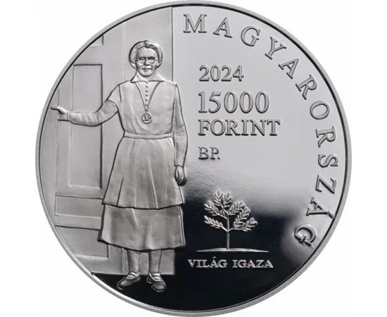 Salkaházi Sára, 15000 forint, ezüst, Magyarország, 2024