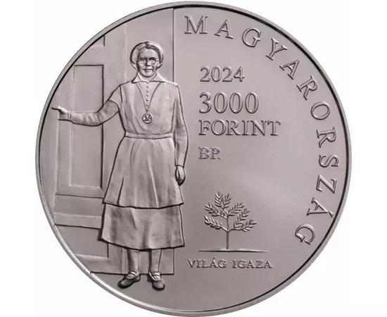 Salkaházi Sára, 3000 forint, CuNi, Magyarország, 2024