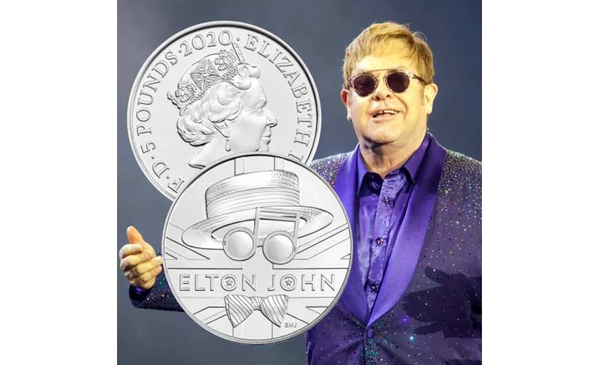 Zenei legendák: Elton John emlékérmén