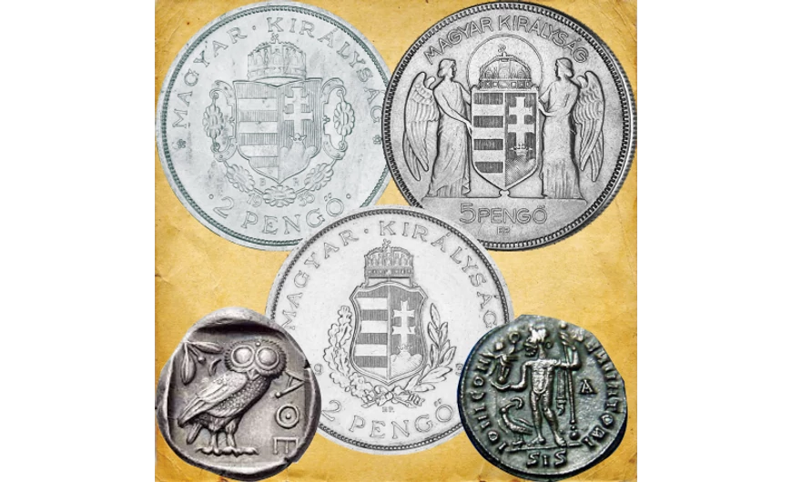 Jubileumi forgalmi érmék - I. RÉSZ: ókori érmék és a pengők